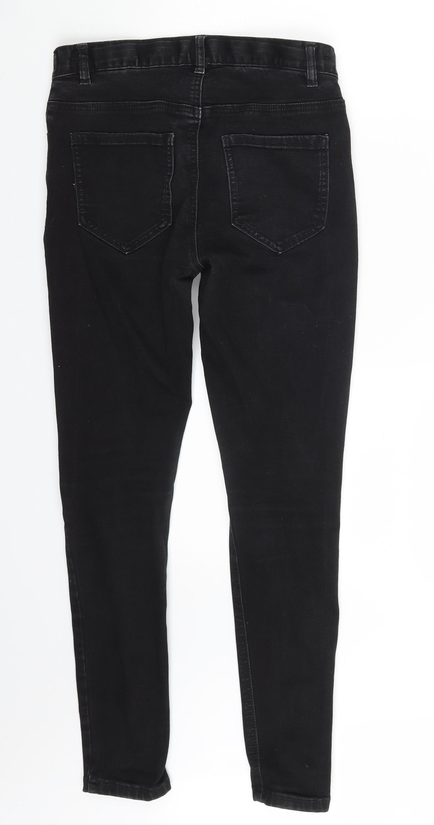 NEXT Girls Black  Denim Skinny Jeans Size 14 Years