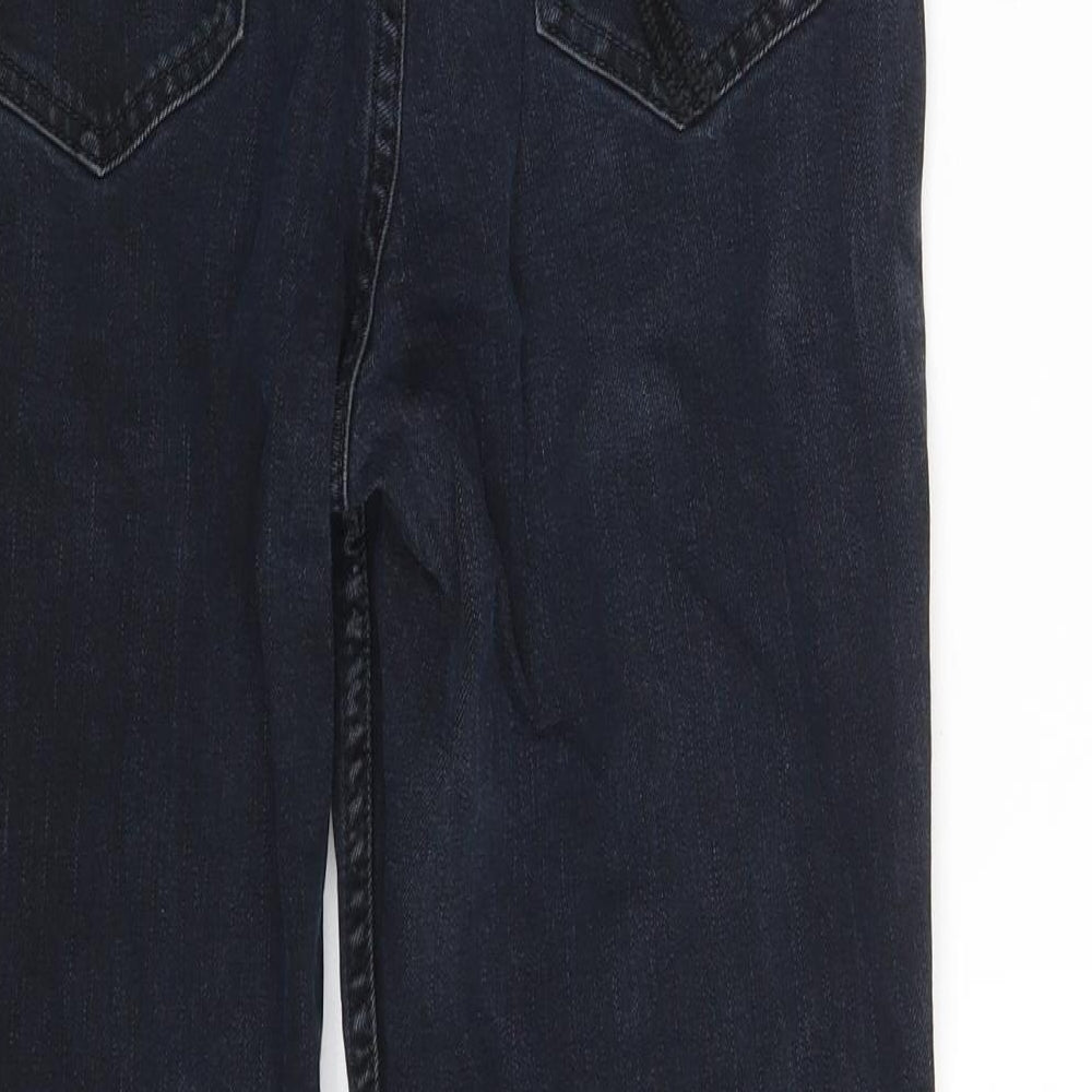 Per Una Womens Blue  Denim Bootcut Jeans Size 12 L25 in