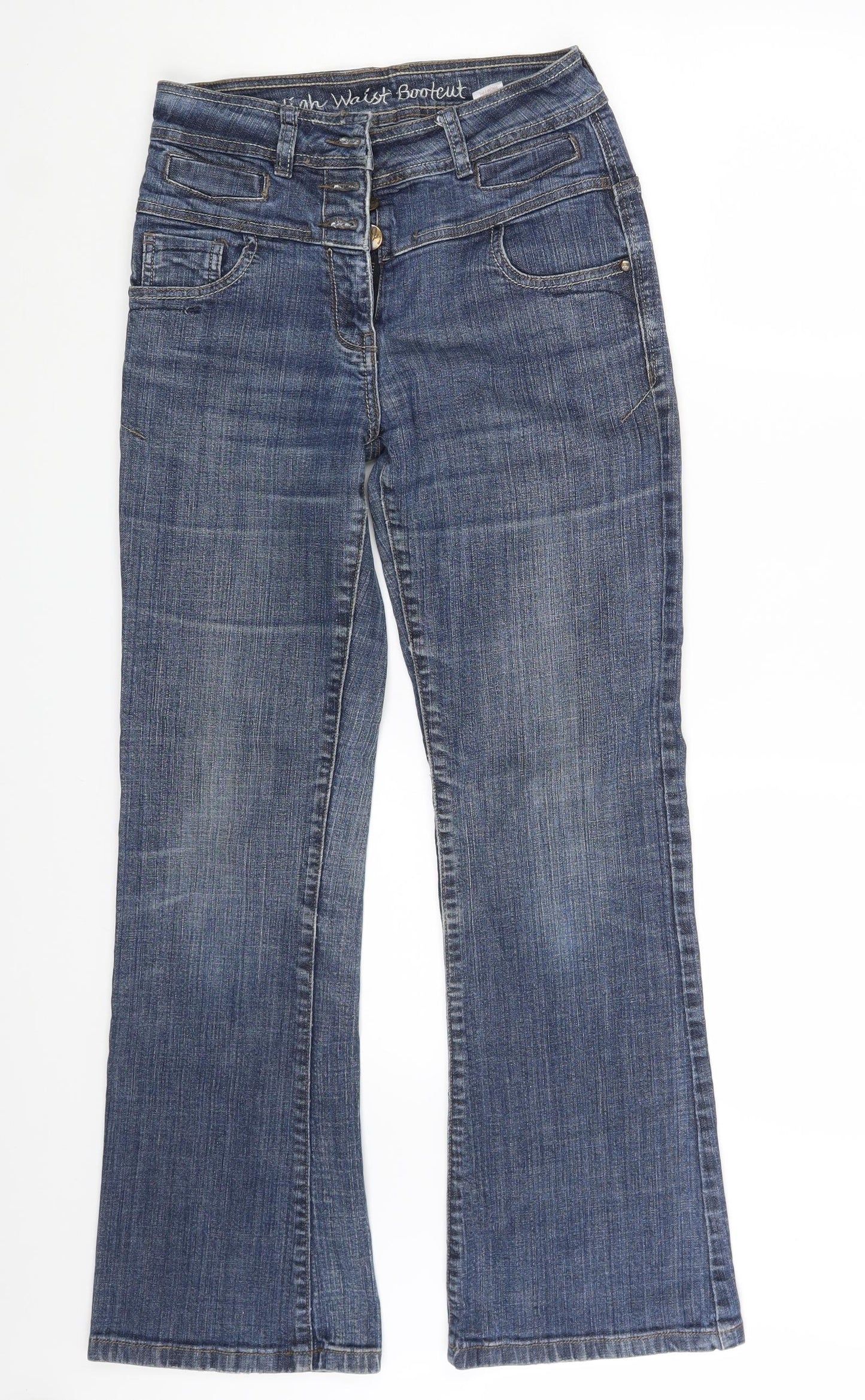 NEXT Womens Blue  Denim Bootcut Jeans Size 10 L29 in