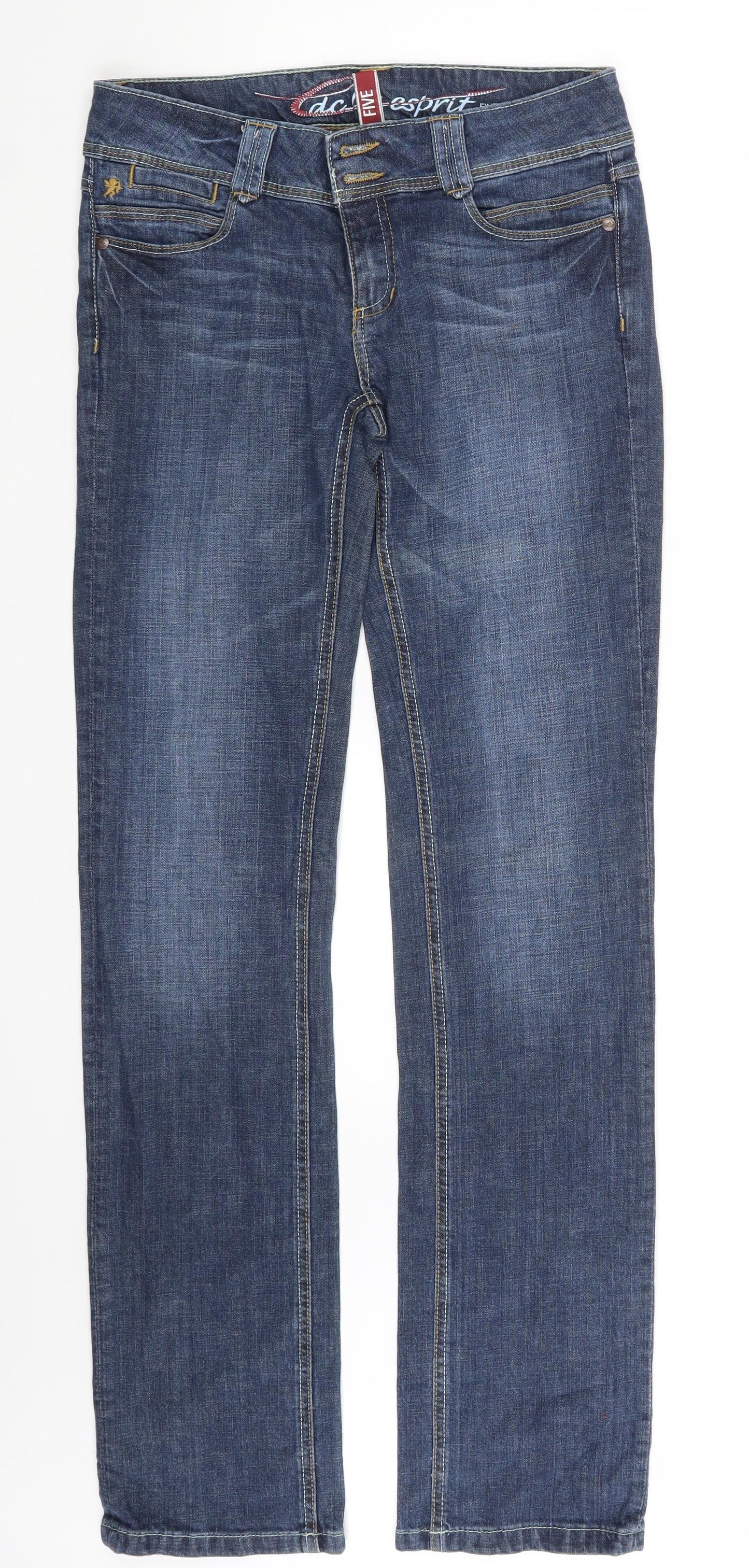 edc by Esprit Mens Blue  Denim Straight Jeans Size 29 in L34 in