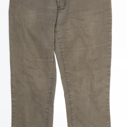 Swallow Jeans Womens Beige  Denim Straight Jeans Size XL L28 in