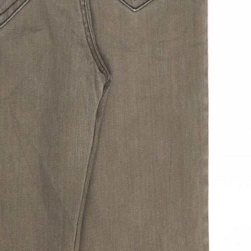 Swallow Jeans Womens Beige  Denim Straight Jeans Size XL L28 in