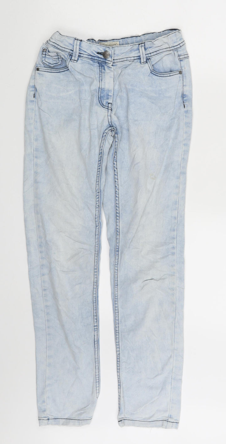 152 Jeans Girls Blue  Denim Straight Jeans One Size