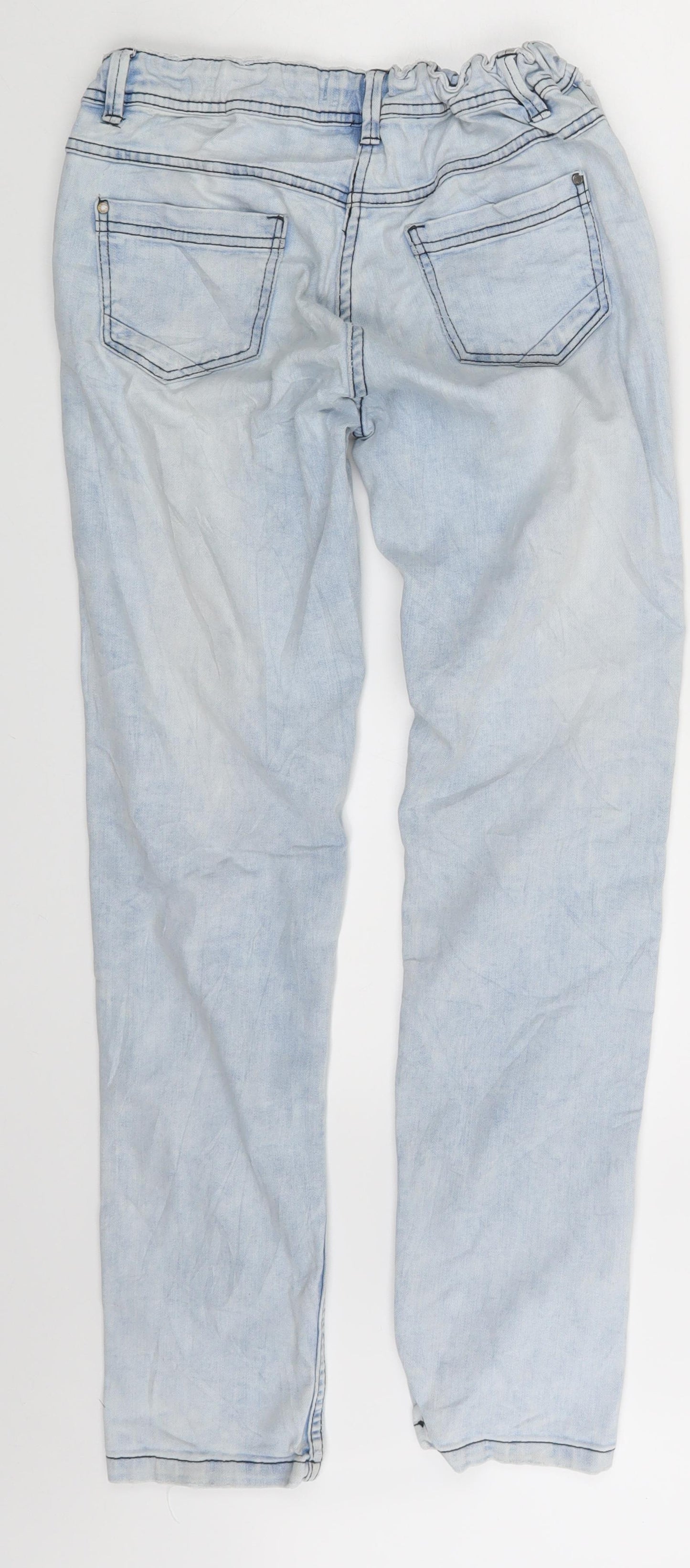 152 Jeans Girls Blue  Denim Straight Jeans One Size