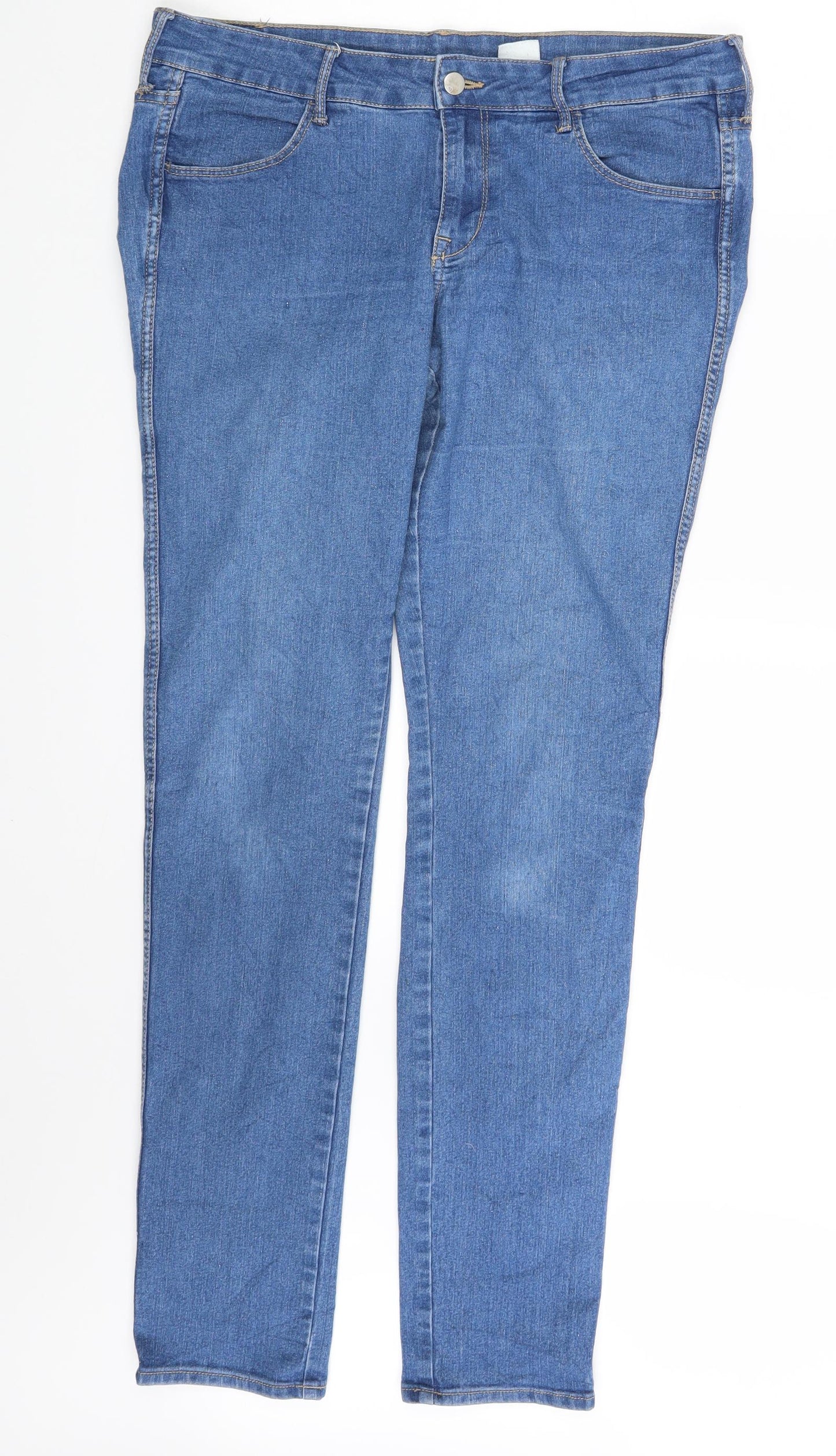 H&M Mens Blue  Denim Skinny Jeans Size 33 in L34 in