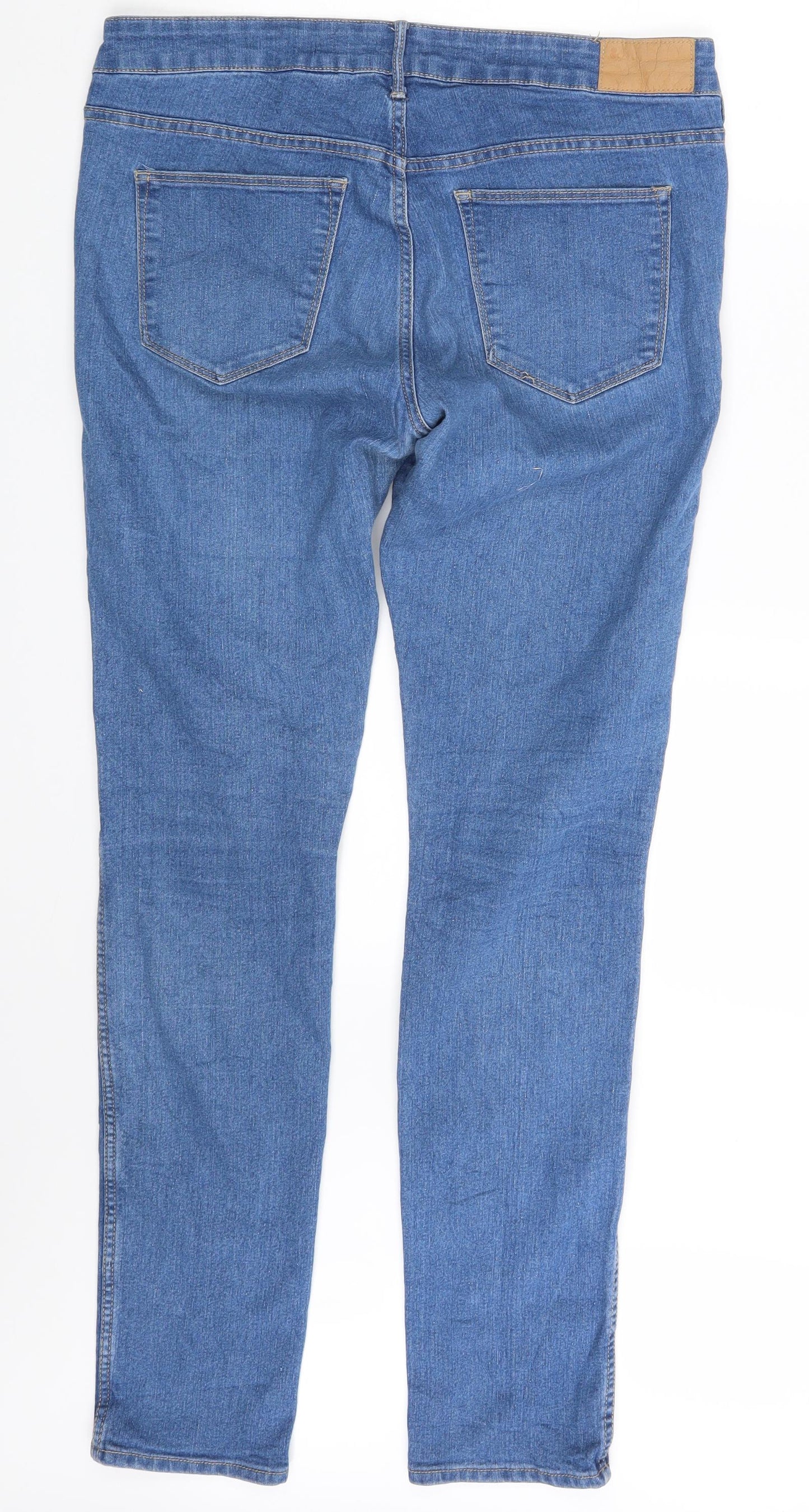 H&M Mens Blue  Denim Skinny Jeans Size 33 in L34 in