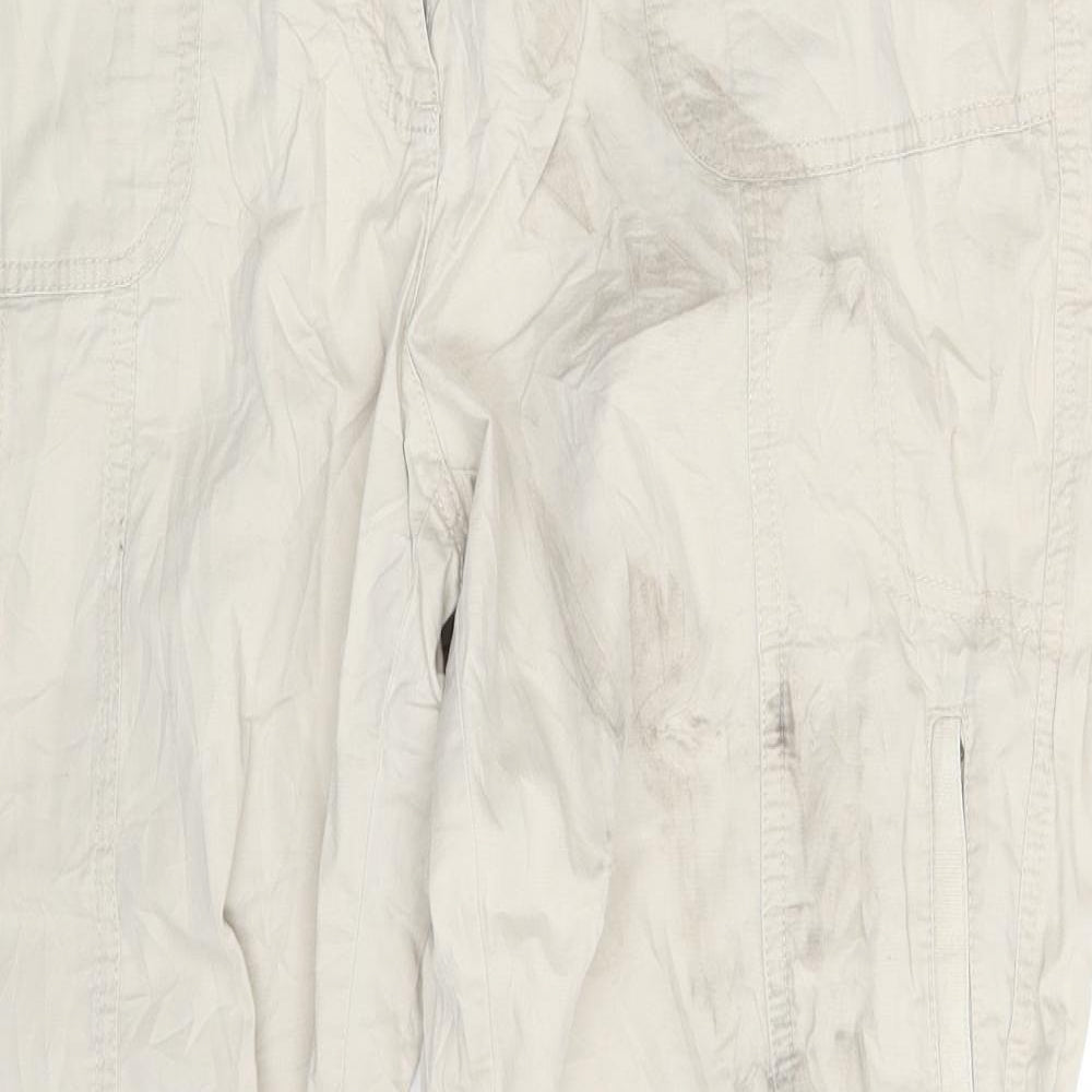 s.Oliver Womens Beige   Cargo Trousers Size 20 L30 in