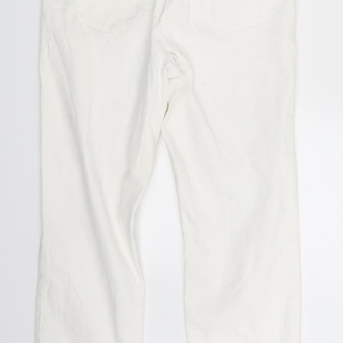 Gerry Webber   Womens White  Denim Cropped Jeans Size 26 in L24 in
