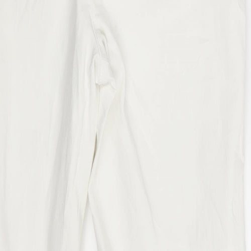 Gerry Webber   Womens White  Denim Cropped Jeans Size 26 in L24 in