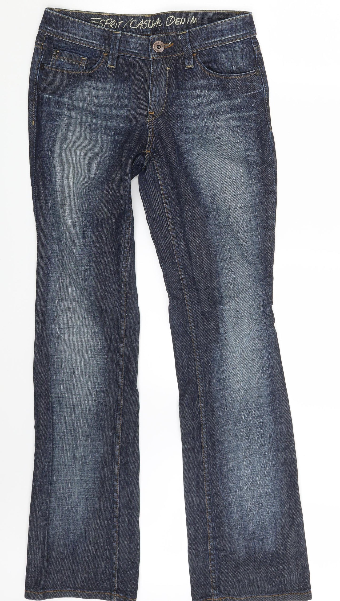 Espirit Womens Blue  Denim Bootcut Jeans Size 27 in L34 in