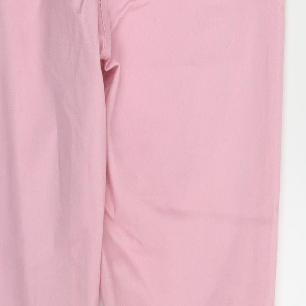 Parisian  Womens Pink  Denim Jegging Leggings Size 10 L28 in