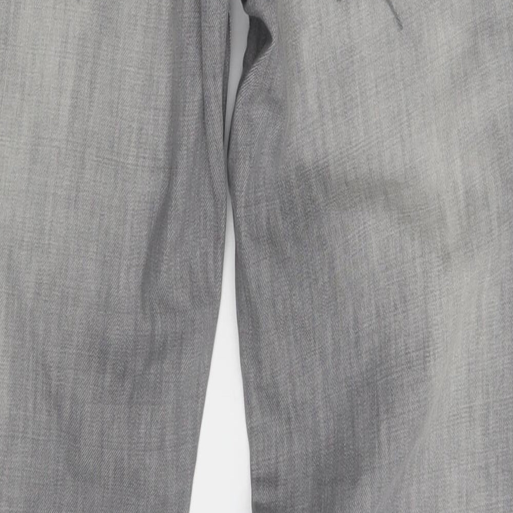 NEXT Womens Grey  Denim Straight Jeans Size 12 L33 in