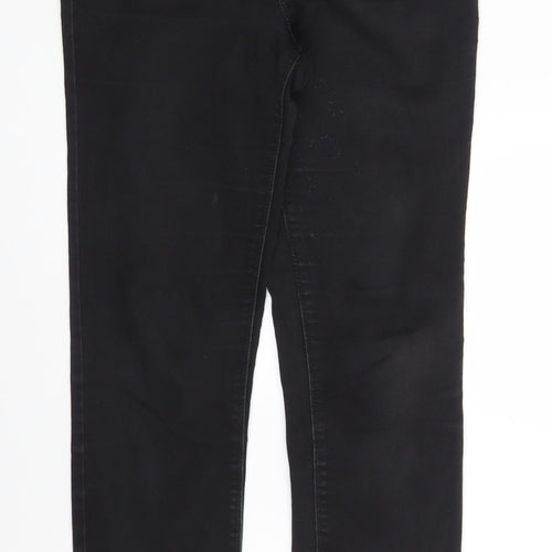 Papaya Womens Black  Denim Jegging Leggings Size 8 L27 in