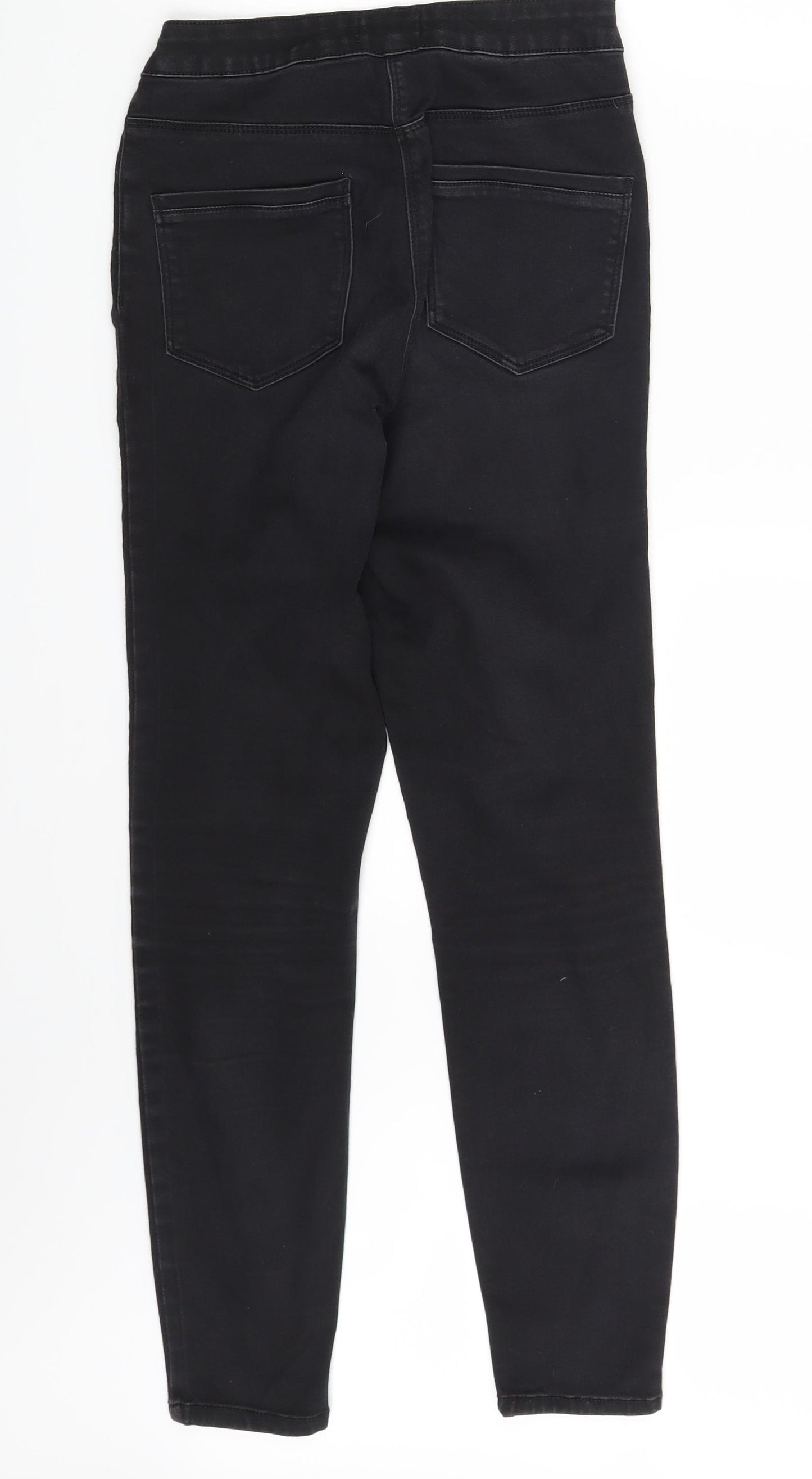 Papaya Womens Black  Denim Jegging Leggings Size 8 L27 in