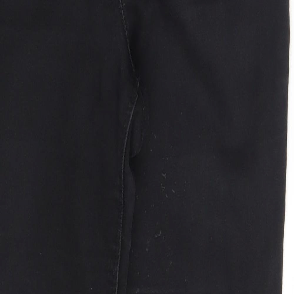 Papaya Womens Black  Denim Jegging Leggings Size 8 L27 in