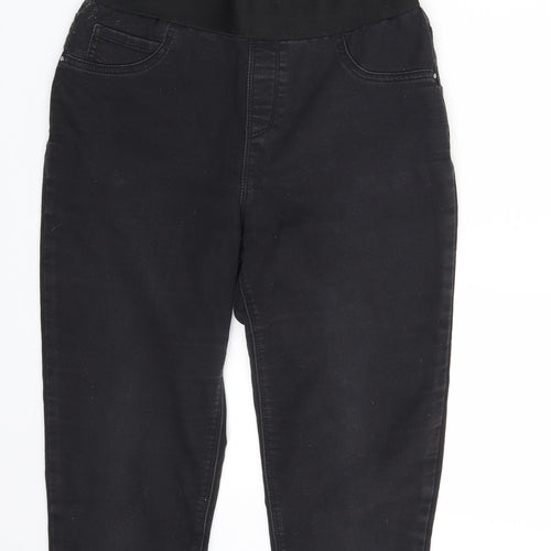 George Womens Black  Denim Jegging Leggings One Size L21 in