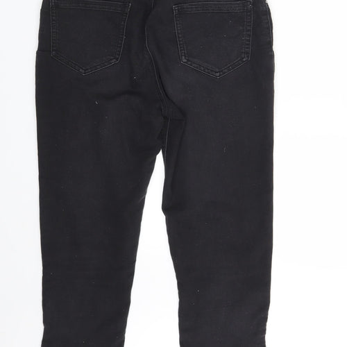 George Womens Black  Denim Jegging Leggings One Size L21 in