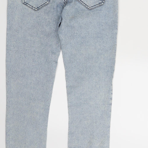Zara Womens Blue  Denim Jegging Leggings Size 6 L29 in