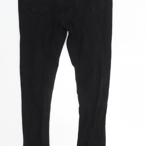 Denim & Co. Womens Black  Denim Skinny Jeans Size 10 L28 in