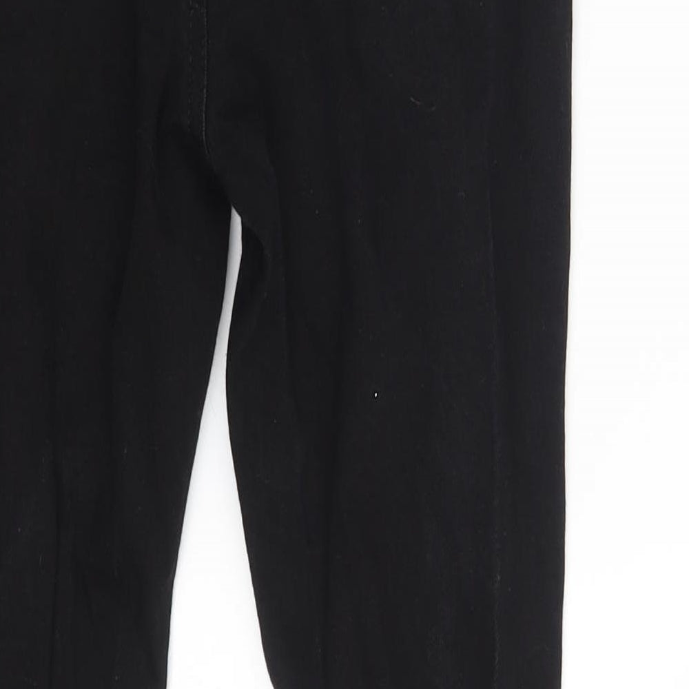 Denim & Co. Womens Black  Denim Skinny Jeans Size 10 L28 in