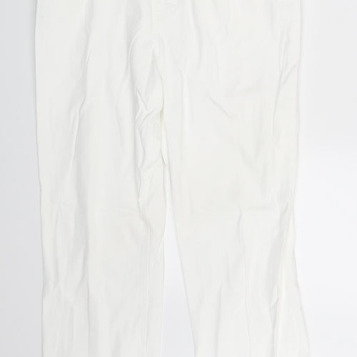 Original Jeanswear Womens White  Denim Straight Jeans One Size L28 in
