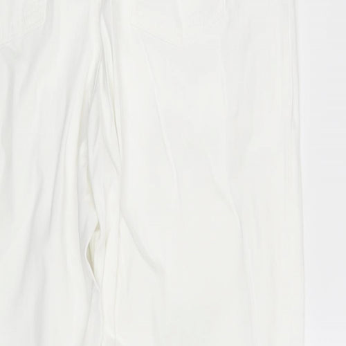 Original Jeanswear Womens White  Denim Straight Jeans One Size L28 in