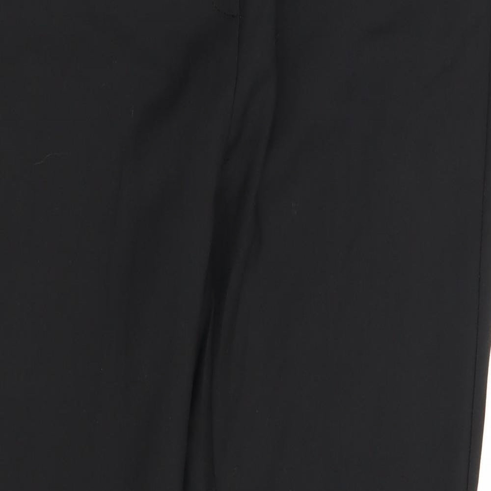 NEXT Womens Black   Capri Trousers Size 8 L25 in