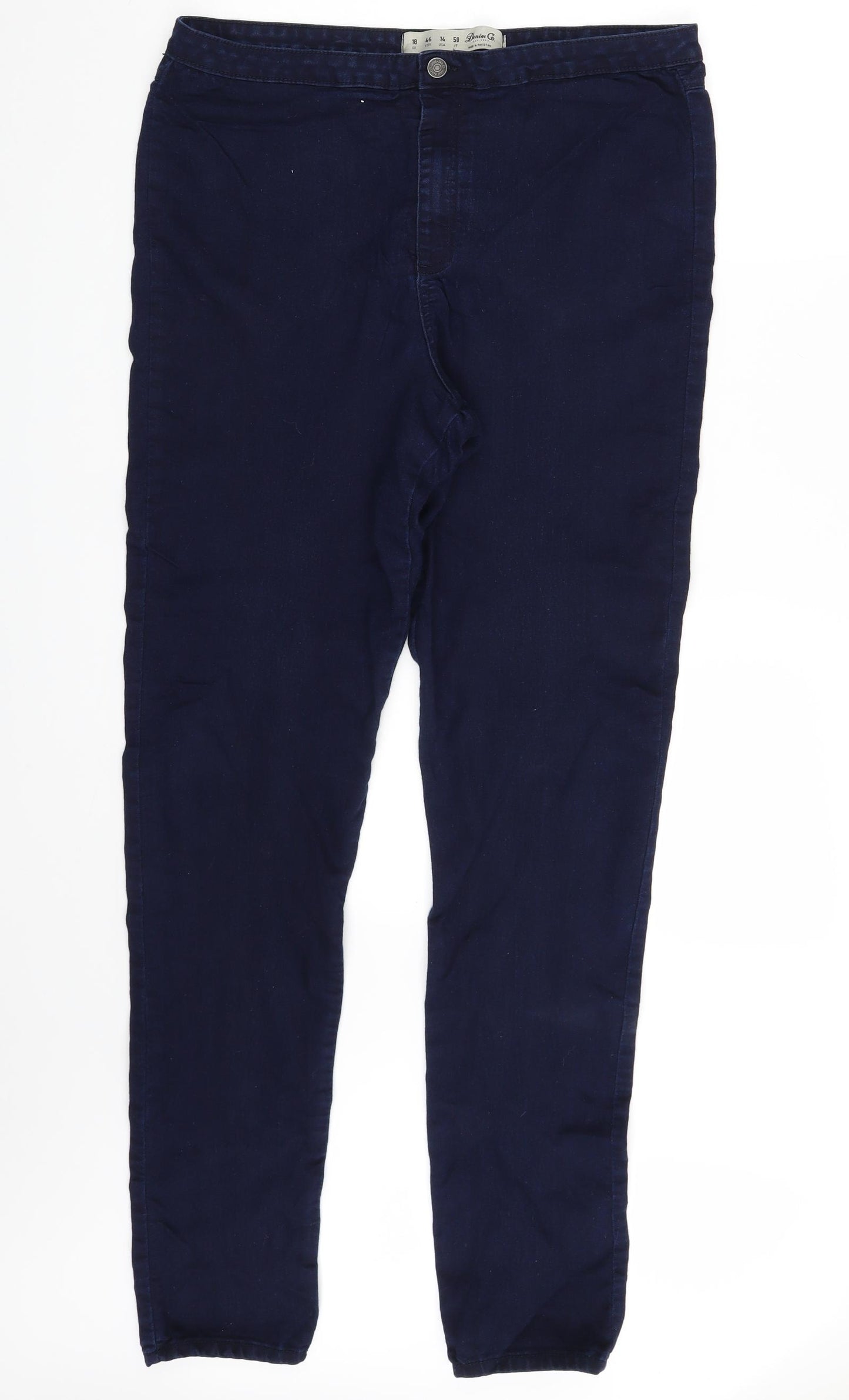 Denim & Co. Womens Blue  Denim Skinny Jeans Size 18 L34 in