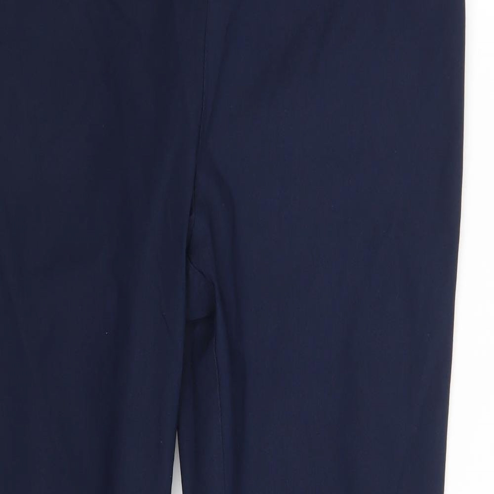 Massimo Fabbro Womens Blue  Denim Chino Trousers Size 16 L27 in