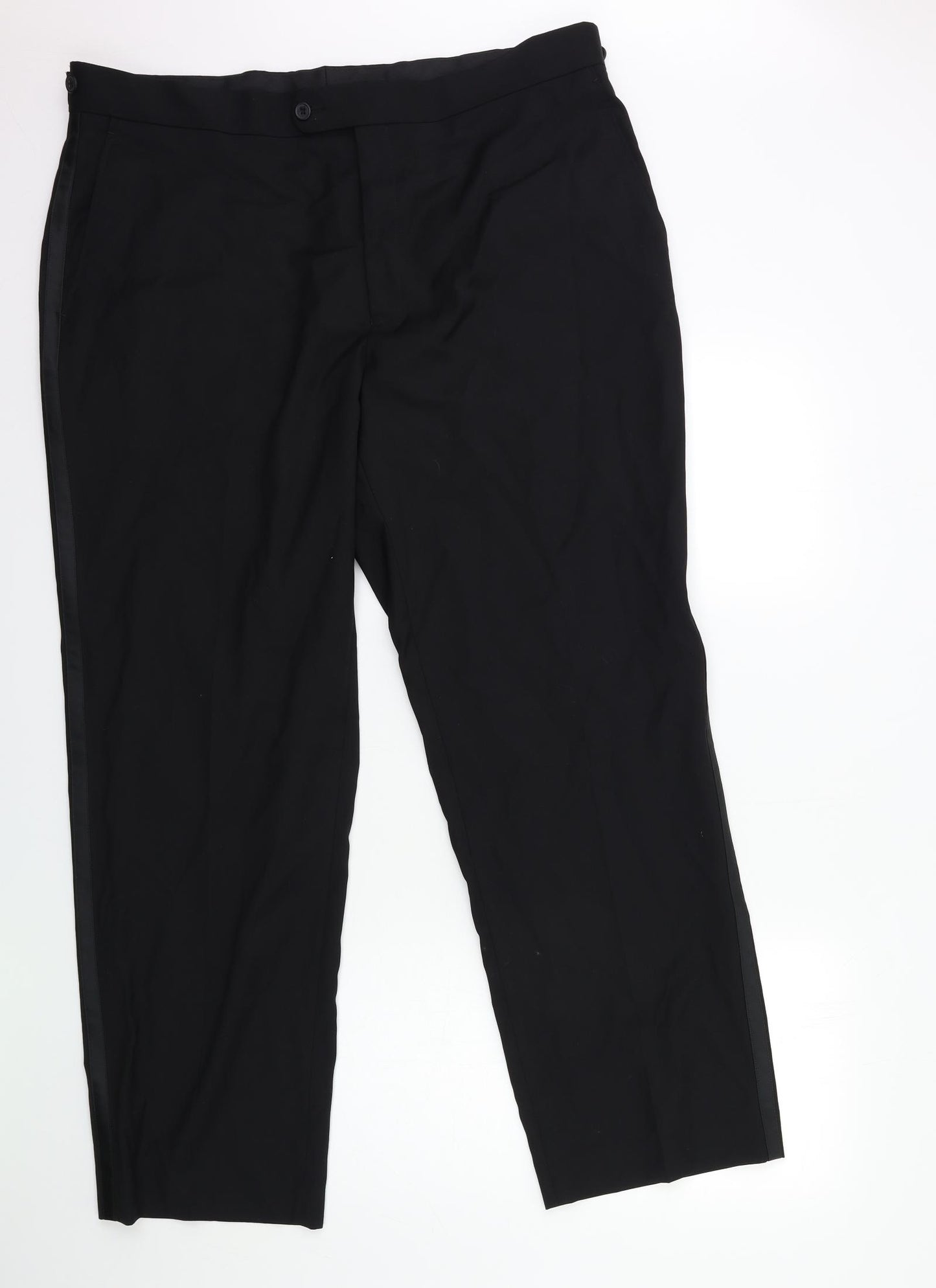 Taylor & Wright Mens Black   Dress Pants Trousers Size 40 in L30 in