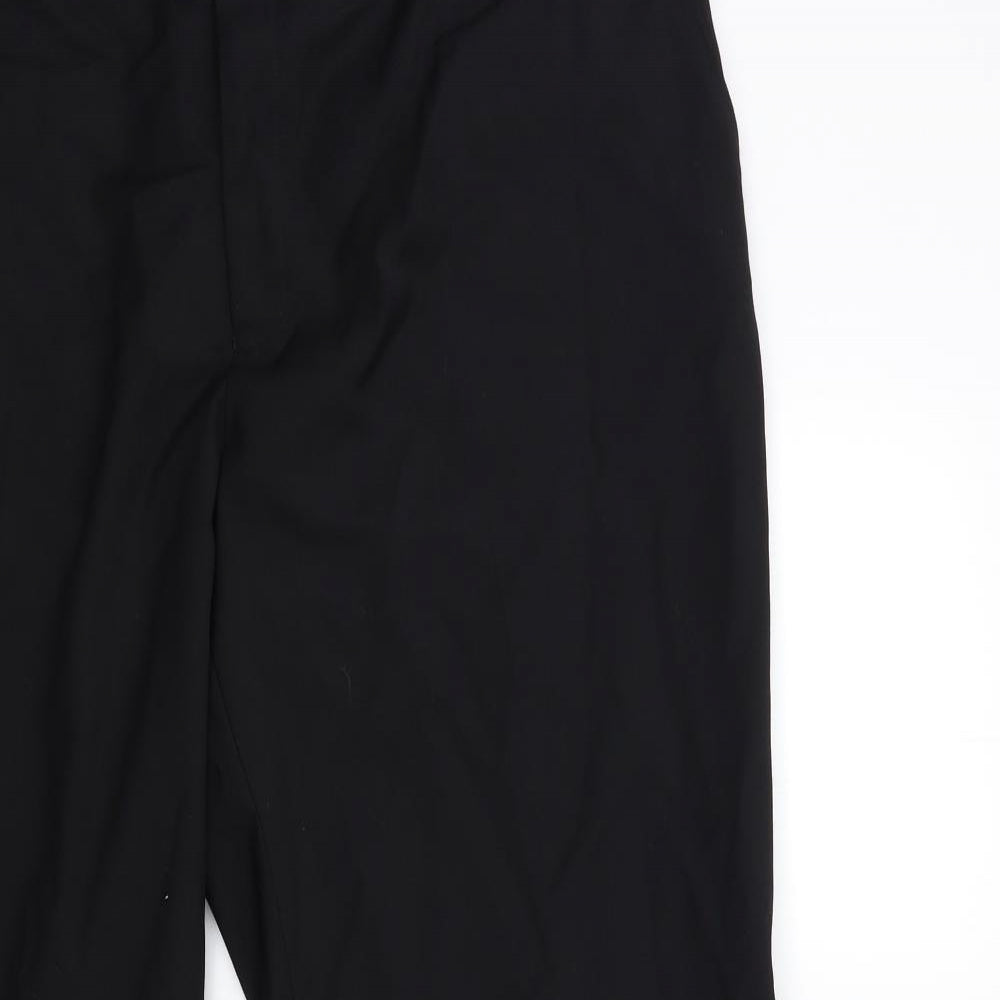 Taylor & Wright Mens Black   Dress Pants Trousers Size 40 in L30 in