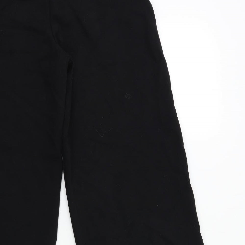 Monki Womens Black   Cropped Trousers Size 8 L23 in