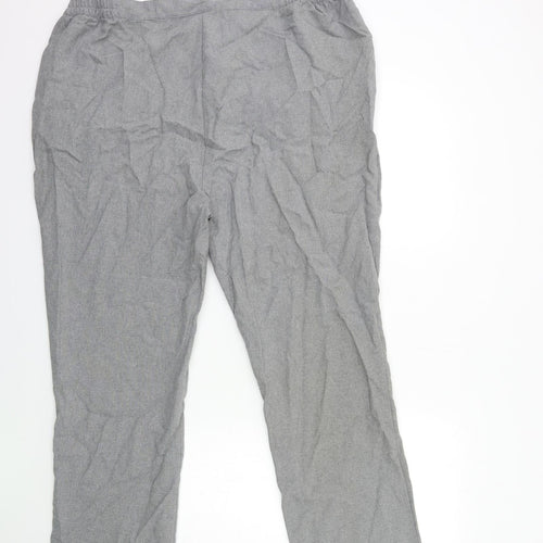 Berlin Womens Grey   Trousers  Size 24 L30 in