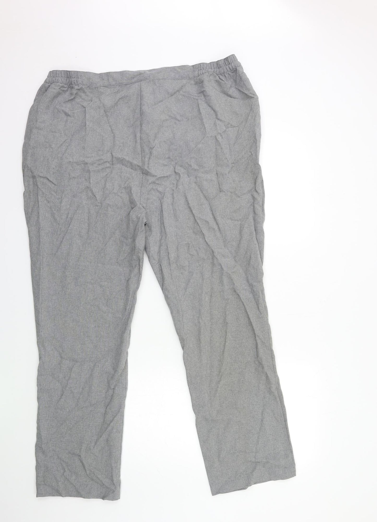Berlin Womens Grey   Trousers  Size 24 L30 in