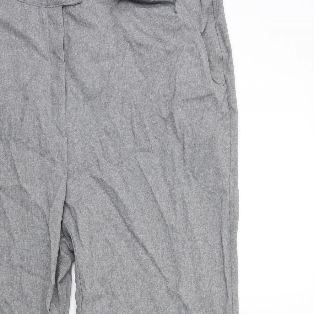 Berlin Womens Grey   Trousers  Size 24 L30 in