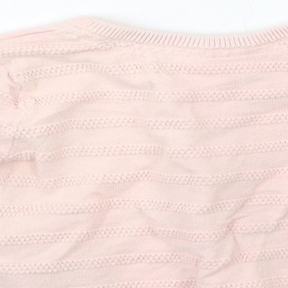 H&M Baby Pink  Knit Cardigan Jumper Size 9-12 Months