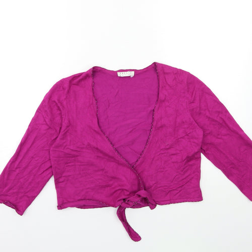 Precis Womens Pink  Knit Cardigan Jumper Size M