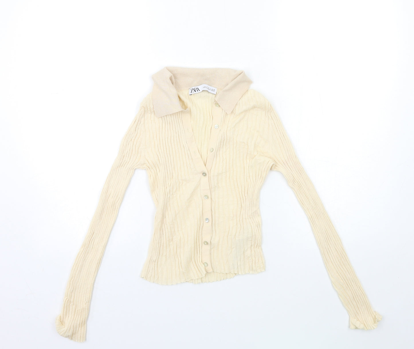 Zara Womens Beige   Basic Blouse Size S