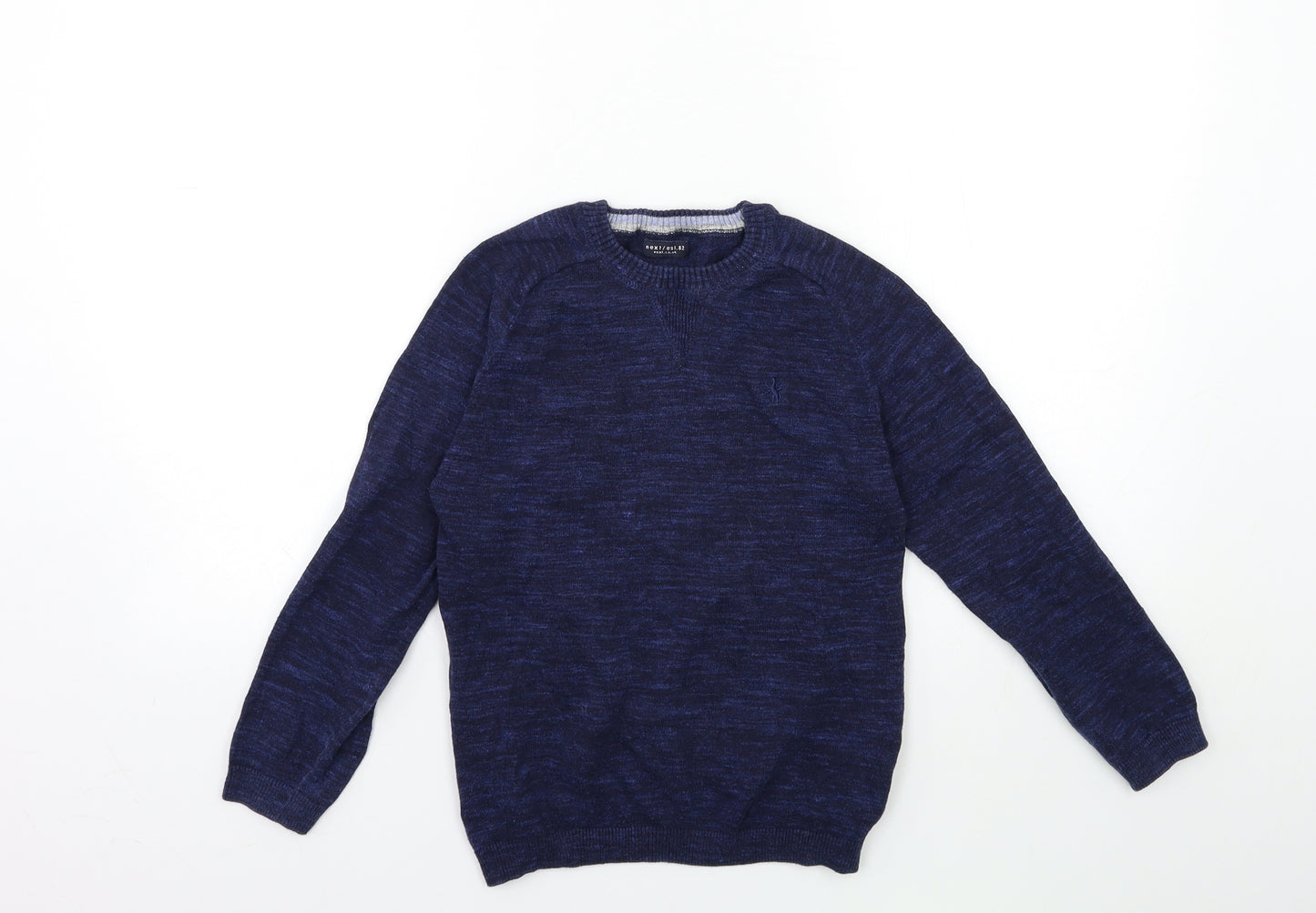 NEXT Boys Blue  Knit Pullover Jumper Size 8 Years