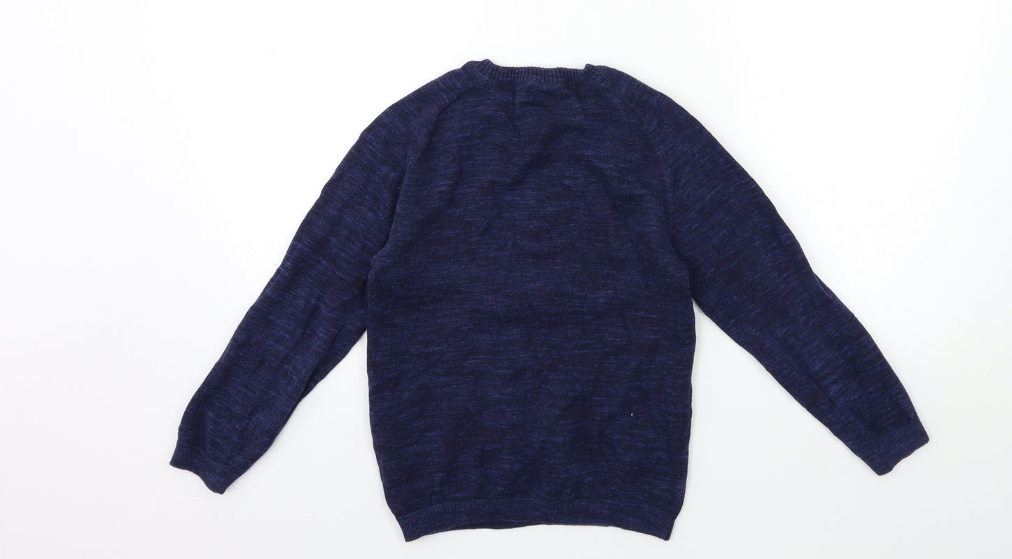 NEXT Boys Blue  Knit Pullover Jumper Size 8 Years