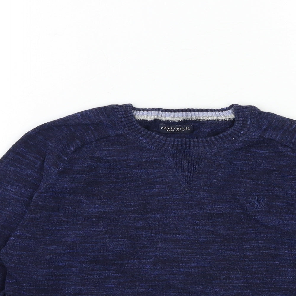 NEXT Boys Blue  Knit Pullover Jumper Size 8 Years