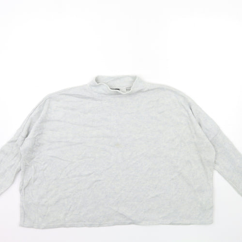 H&M Womens Blue  Knit Pullover Jumper Size M