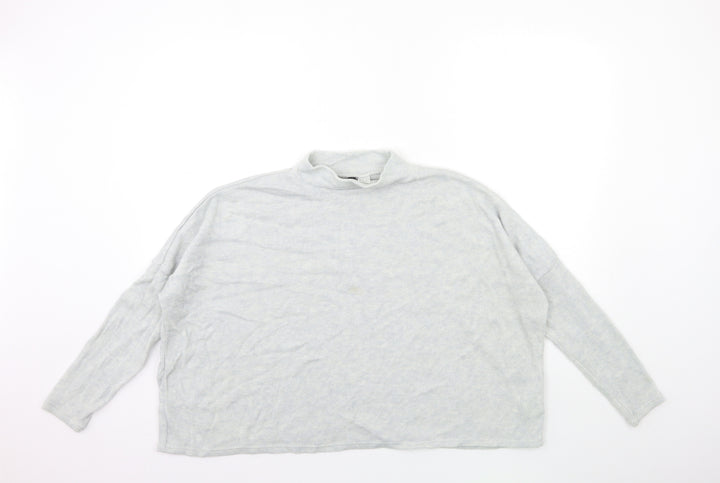 H&M Womens Blue  Knit Pullover Jumper Size M