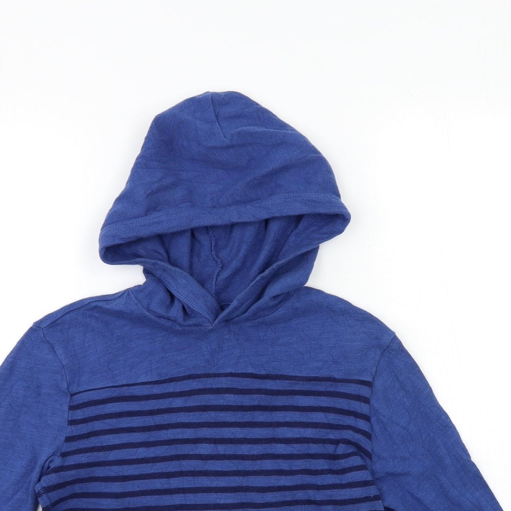 Gap Boys Blue Striped Knit Pullover Jumper Size 10 Years