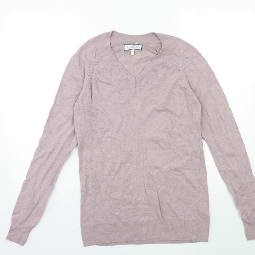 NEXT Womens Pink  Knit Pullover Jumper Size 8