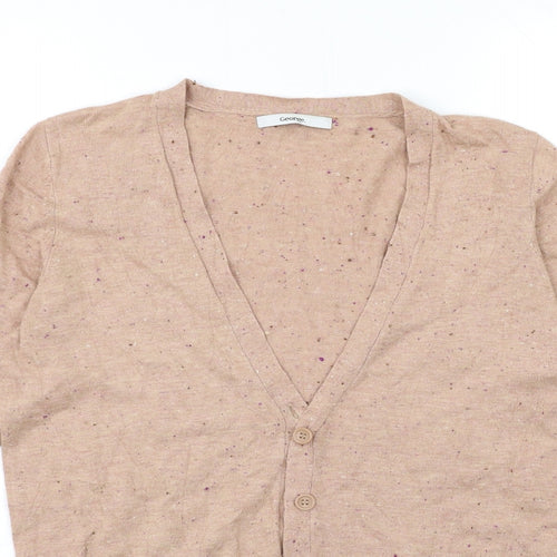 George Womens Pink  Knit Cardigan Jumper Size 12