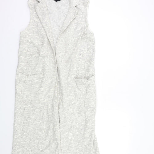 New Look Womens Grey   Jacket Waistcoat Size 12