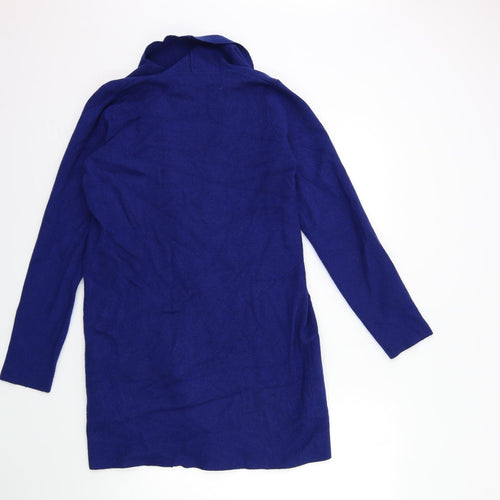 RESERVED Womens Blue  Knit Cardigan Jumper Size L
