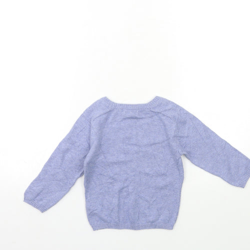 NEXT Baby Blue  Knit Pullover Jumper Size 12-18 Months