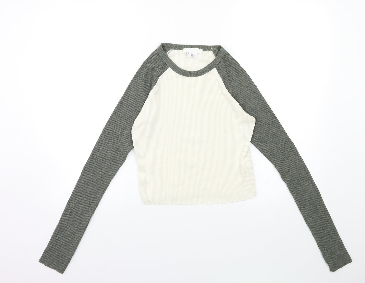 Cooperative Womens White   Basic T-Shirt Size M